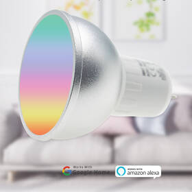 Chytrá žárovka iQtech SmartLife MR16, Wi-Fi, G13, 5W, barevná 

 obrázek produktu 5 z 8