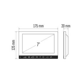 Přídavný monitor EMOS EM-10AHD 7" LCD 

 obrázek produktu 5 z 8