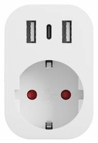 Chytrá zásuvka Tesla SP300, 2x USB-A/1x USB-C bílá

 obrázek produktu 1 z 11
