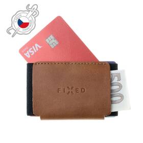 Peněženka FIXED Tiny Wallet z pravé hovězí kůže hnědá

 obrázek produktu 1 z 6