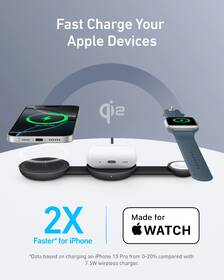 Bezdrátová nabíječka Anker MagGo 3v1 Foldable Pad 15W černá

 obrázek produktu 5 z 6