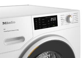 Set výrobků Miele WWD 380 WCS + TWD 640 WP bílá barva
