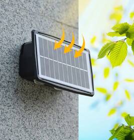 Nástěnné svítidlo Solight WL917, solární, WW + CW černé

 obrázek produktu 3 z 5