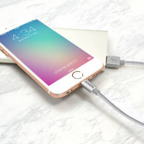 Kabel ADATA Sync & Charge USB/Lightning, 1m, MFi, opletený stříbrný

 obrázek produktu 5 z 7