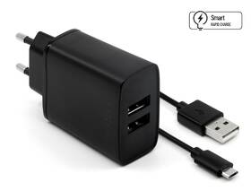 Nabíječka do sítě FIXED 2x USB, 15W Smart Rapid Charge + Micro USB kabel 1m černá

 obrázek produktu 1 z 2