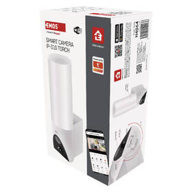 IP kamera EMOS GoSmart IP-310 TORCH s Wi-Fi a světlem bílá barva
