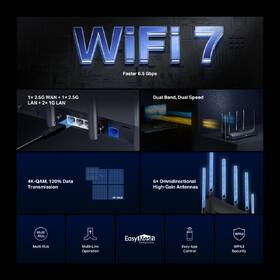 Router Mercusys MR37BE, BE6500 Wi-Fi 7 černý

 obrázek produktu 2 z 9