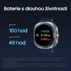 Chytré hodinky Samsung Galaxy Watch Ultra LTE (2025) šedá barva
