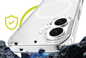 Kryt na mobil Mobile Origin Hybrid MagSafe na Apple iPhone 17 průhledný

 obrázek produktu 6 z 9