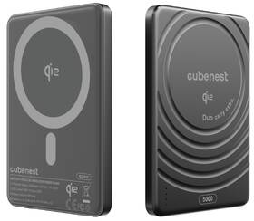 Powerbanka Cubenest SlimDual MagSafe Qi2 5000 mAh černá

 obrázek produktu 2 z 4