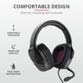Headset Trust GXT 4371 Ward černý

 obrázek produktu 7 z 11