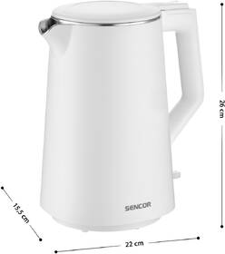 Rychlovarná konvice Sencor SWK 0550WH bílá

 obrázek produktu 1 z 13