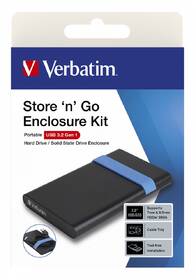 Box na HDD Verbatim pro 2,5" HDD USB 3.2 Gen1 černý

 obrázek produktu 10 z 10
