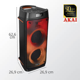 Party reproduktor AKAI PARTY BOX 810 černý

 obrázek produktu 11 z 13