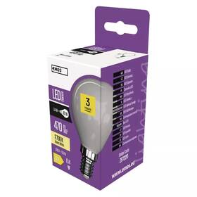 Žárovka LED EMOS Filament Mini Globe, 3,4W, E14, teplá bílá 

 obrázek produktu 2 z 2