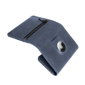 Peněženka FIXED Tripple Wallet pro AirTag z pravé hovězí kůže modrá

 obrázek produktu 2 z 9