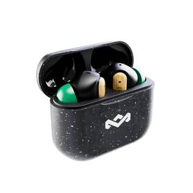 Sluchátka Marley Little Bird, TWS černá/zelená/dřevo

 obrázek produktu 1 z 2