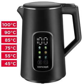 Rychlovarná konvice Concept RK3385 1,7 l černá

 obrázek produktu 1 z 9
