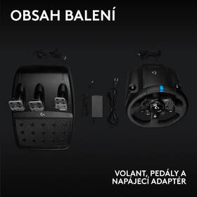 Volant Logitech G923 Racing Wheel and Pedals pro Xbox One/Series a PC 
