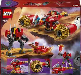 Stavebnice LEGO® NINJAGO® 71830 Kaiův bouřný jezdec a robot 

 obrázek produktu 2 z 8