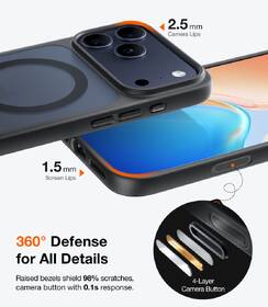Kryt na mobil Torras Guardian Magnetic na Apple iPhone 17 Pro Max černý

 obrázek produktu 5 z 8
