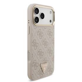 Kryt na mobil Guess 4G Strass Triangle Logo Gold Frame MagSafe na Apple iPhone 18 Pro růžový

 obrázek produktu 2 z 6