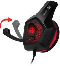 Headset Connect IT Battle RNBW Edition 2 černý/červený

 obrázek produktu 3 z 9