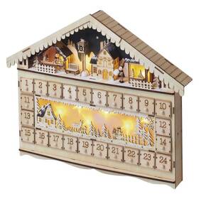 LED dekorace EMOS adventní kalendář, 19x40cm, 2x AA, vnitřní, teplá bílá 

 obrázek produktu 1 z 4