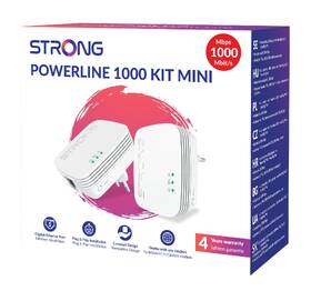 Síťový rozvod LAN po 230V Strong 600 TRI MINI, 3 jednotky bílý

 obrázek produktu 10 z 10