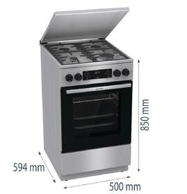 Kombinovaný sporák Gorenje MEKS5141XM nerez

 obrázek produktu 15 z 15
