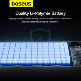 Powerbanka Baseus Star-Lord 10000mAh 30W 2xUSB/2xUSB-C černá barva
