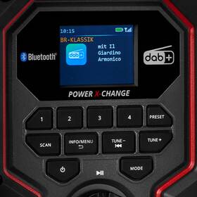 Stavební rádio Einhell TE-CR 18 Li DAB+/FM/BT , IP 65 (bez baterie), 3407995 

 obrázek produktu 2 z 9