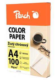 Papíry do tiskárny Peach Color A4 - 100 listů (světlé) žluté

 obrázek produktu 1 z 2