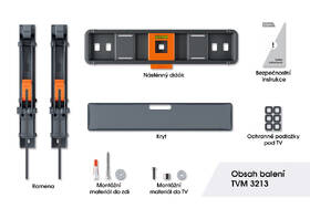 Držák TV Vogel’s TVM 3213 výklopný, pro úhlopříčky 19" až 43", nosnost 15 kg černý

 obrázek produktu 8 z 10
