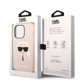 Kryt na mobil Karl Lagerfeld Liquid Silicone Karl Head na Apple iPhone 14 Pro Max růžový

 obrázek produktu 4 z 4