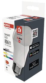 Chytrá žárovka EMOS GoSmart A60 9 W E27 ZigBee RGBCCT 

 obrázek produktu 4 z 4