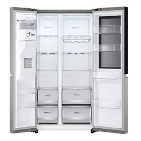 Americká lednice LG GSGV80PYLD stříbrná barva
