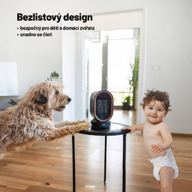 Teplovzdušný ventilátor Lauben Desk Fan&Heater 2in1 600BB černý

 obrázek produktu 7 z 11