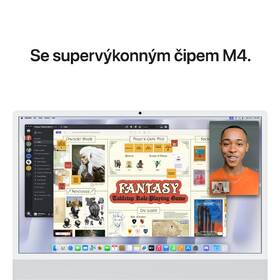 Počítač All In One Apple 24" M4 8× CPU 8× GPU, 16 GB, 256 GB - stříbrný CZ 

 obrázek produktu 5 z 8