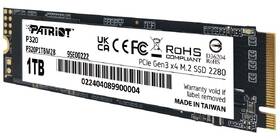 SSD Patriot P320 1TB NVMe 

 obrázek produktu 1 z 3