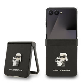 Kryt na mobil Karl Lagerfeld PU Saffiano Karl and Choupette na Samsung Galaxy Z Flip 7 černý

 obrázek produktu 1 z 7
