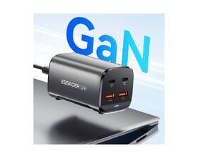 Nabíječka do sítě Essager 67W, GaN, 2x USB-C, 2x USB-A černá

 obrázek produktu 7 z 7
