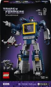 Stavebnice LEGO® Icons 10358 Transformers: Soundwave 

 obrázek produktu 4 z 9