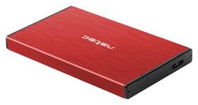 Box na HDD Natec Rhino Go, 2,5" SATA, 3.2 Gen1 červený

 obrázek produktu 1 z 6