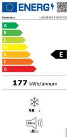 Mraznička Electrolux LUB3AE88S bílá barva

