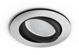 Vestavné svítidlo Philips Centura White and Color Ambiance Spot, kulaté hliník

 obrázek produktu 1 z 4