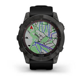 Chytré hodinky Garmin fenix 7X Sapphire Solar - Titan Carbon Gray/Black Silicone Band 

 obrázek produktu 2 z 10