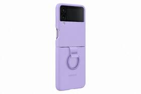 Kryt na mobil Samsung Galaxy Z Flip4 Silicone Cover with ring fialový

 obrázek produktu 3 z 5