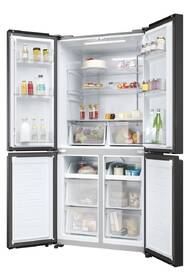 Americká lednice Haier HCR3818ENPT černá barva
