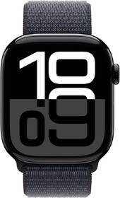 Chytré hodinky Apple GPS + Cellular 46mm pouzdro z klavírně černého hliníku - inkoustově fialový provlékací sportovní řemínek 

 obrázek produktu 1 z 8